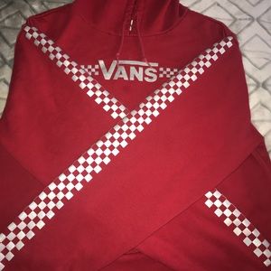 VANS women shine it crop pullover hoodie